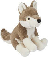 Pluche knuffel dieren Wolf 23 cm - Speelgoed knuffelbeesten - Eco Soft-serie - Leuk als cadeau