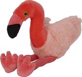 Pluche knuffel flamingo vogel van 32 cm - Speelgoed knuffeldieren