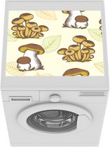 Wasmachine beschermer mat - Mushroom - Herfst - Patronen - Breedte 55 cm x hoogte 45 cm