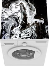 Wasmachine beschermer - Wasmachine mat - Agaat - Patronen - Zwart - Wit - 60x60 cm - Droger beschermer