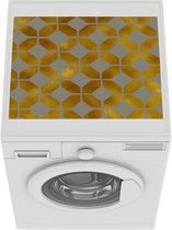 Wasmachine beschermer - Wasmachine mat - Patronen - Goud - Luxe - 55x45 cm - Droger beschermer
