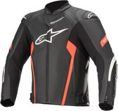 Alpinestars Faster V2 Leather Black Red Fluo 54