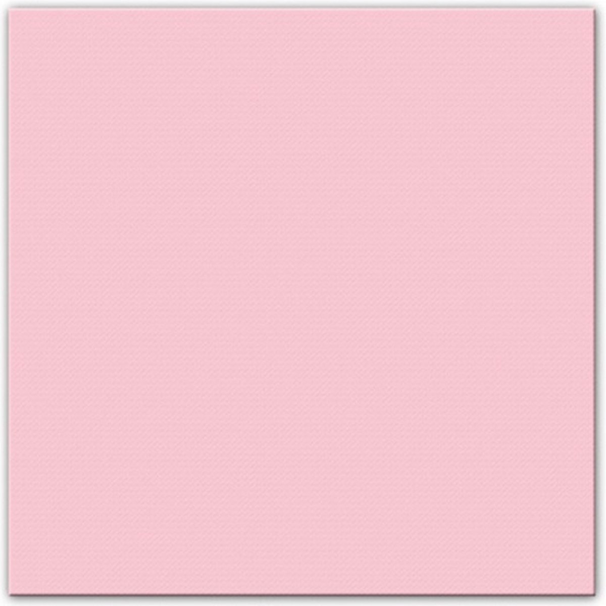 50x lichtroze servetten 33 x 33 cm - Papieren wegwerp servetjes - Lichtroze versieringen/decoraties