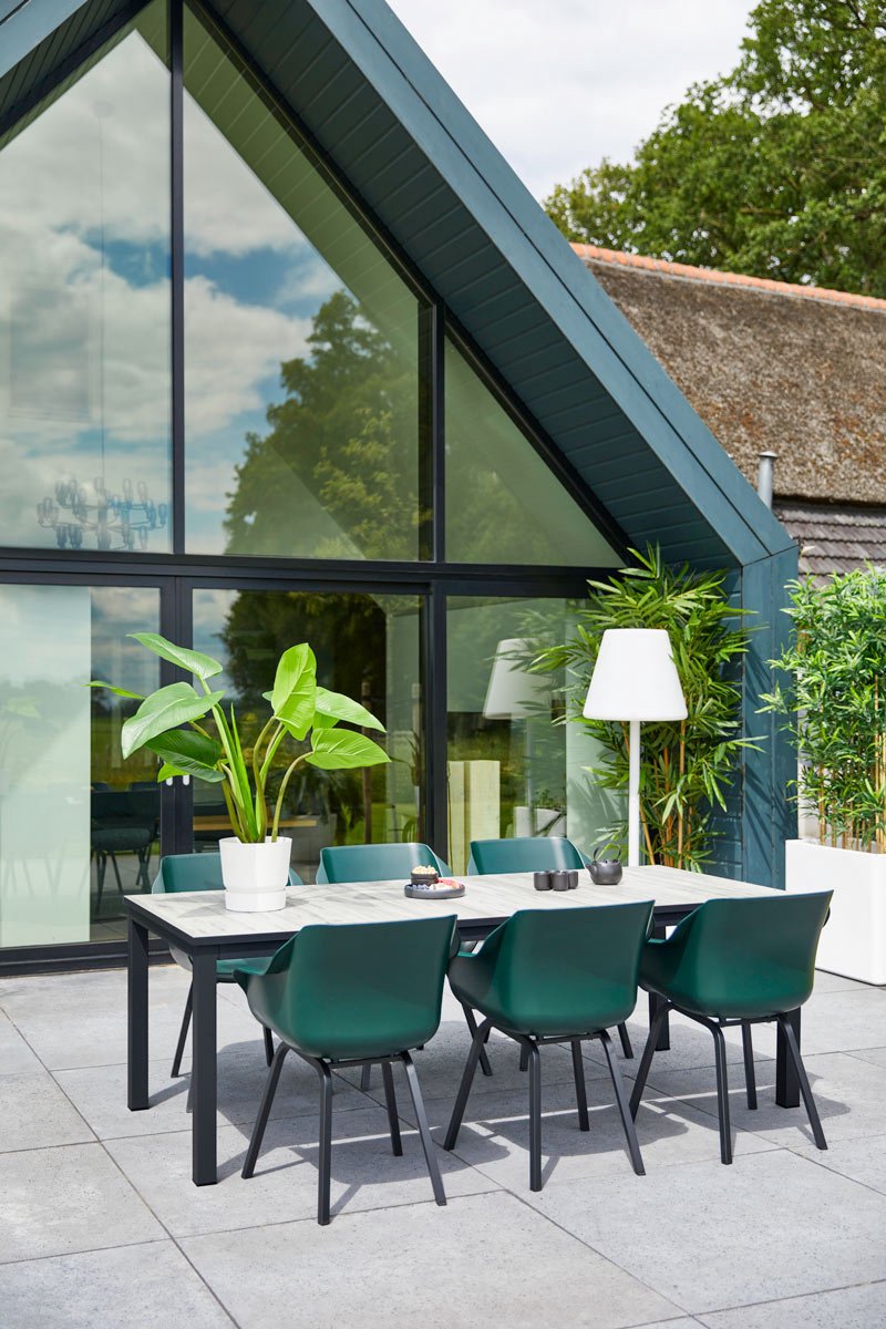 Hartman Sophie armchair chaise de jardin avec accoudoirs - Vert foncé
