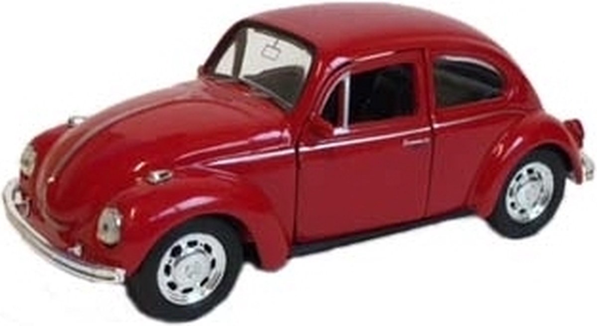 Meer Bakkerij Mok Speelgoed Volkswagen Kever rode auto 12 cm | bol.com