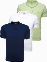 Poloshirt heren - Z28 - V6 - 3-pak