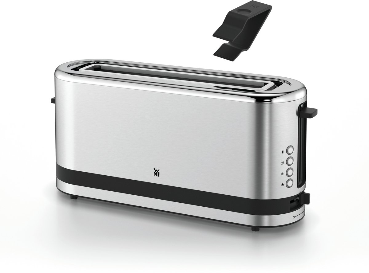 WMF - KITCHENminis XXL broodrooster met één sleuf, 900W/230V, roestvrij staal WMF - KITCHENminis XXL broodrooster met één sleuf, 900W/230V, roestvrij staal
