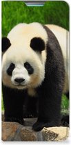 Hoesje Geschikt voor Samsung Galaxy A53 Telefoontas Panda