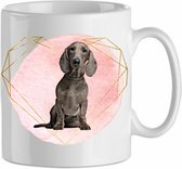Mok Dachshund 2.4| Hond| Hondenliefhebber | Cadeau| Cadeau voor hem| cadeau voor haar | Beker 31 CL