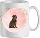 Mok Sharpei 5.3| Hond| Hondenliefhebber | Cadeau| Cadeau voor hem| cadeau voor haar | Beker 31 CL