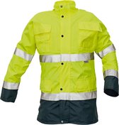 CRV Malabar Signalisatie Jas 03010070 - Fluo Geel/Marine - 2XL