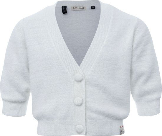 LOOXS 10sixteen 2211-5323-010 Meisjes Sweater/Vest - Maat 116 - Wit van 100% polyester