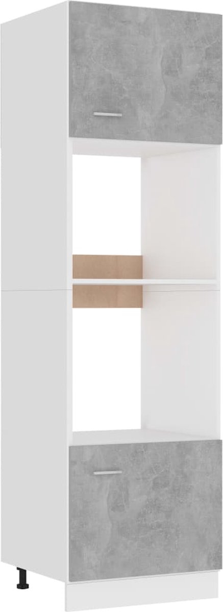 Medina Magnetronkast 60x57x207 cm spaanplaat betongrijs