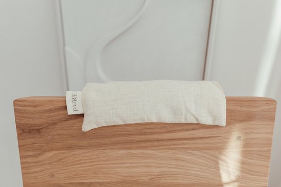 Oogkussen linnen lavendel naturel eco - Pure van Merkloos — afbeelding 2