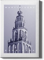 Walljar - Martinikerk - Muurdecoratie - Poster