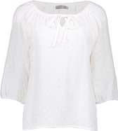 Geisha T-shirt Ajour Top 22087 20 Off-white Dames Maat - XS