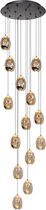 Highlight - Golden Egg - Hanglamp - LED - 50 x 50  x 350cm - Zwart