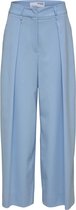 Selected Femme Charlotte HW Wide Pant Blue Bell