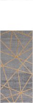 Magic Floor - Tapijt - Vloerkleed - PERA 0424A - Grijs - Polyester - (150x80cm)