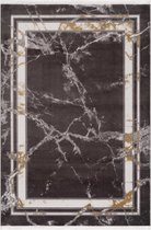 Magic Floor - Tapijt - Vloerkleed - Yasmin 1523A - Zwart - Acryl - (300x80cm)