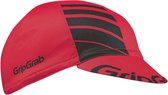 GripGrab - Lightweight Zomer Fietspet Mesh Cycling Cap Retro Fietsmuts UV-Bescherming Helmmuts - Rood/Zwart - Unisex - Maat S/M (54-59 cm)