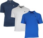 Donnay Polo 3-Pack - Sportpolo - Heren - Maat XL - Navy/Wit/Active (421)
