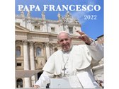 wandkalender 2022 Pope Francis 30 cm papier wit