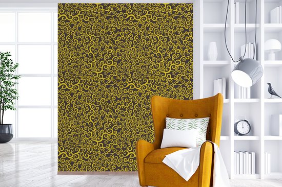 Papier Peint - Papier Papier peint photo Curl - Art Nouveau - Motifs - Largeur 180 cm x Hauteur 220 cm