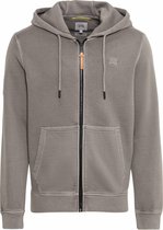 camel active Sweaterjack met capuchon in zuiver katoen