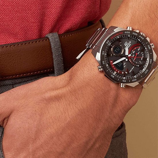 Casio Edifice ECB-900DB-1AER Horloge - Staal - Zilverkleurig - Ø 44 mm |  bol.com