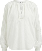 WE Fashion Dames blouse met opengewerkt dessin
