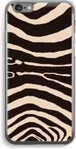 Case Company® - iPhone 6 / 6S hoesje - Arizona Zebra - Soft Cover Telefoonhoesje - Bescherming aan alle Kanten en Schermrand