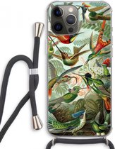 Case Company® - iPhone 12 Pro Max hoesje met Koord - Haeckel Trochilidae - Telefoonhoesje met Zwart Koord - Extra Bescherming aan alle Kanten en Over de Schermrand