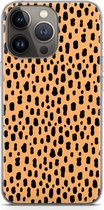 Case Company® - iPhone 13 Pro hoesje - Panter - Soft Cover Telefoonhoesje - Bescherming aan alle Kanten en Schermrand