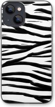 Case Company® - iPhone 13 mini hoesje - Zebra pattern - Soft Cover Telefoonhoesje - Bescherming aan alle Kanten en Schermrand