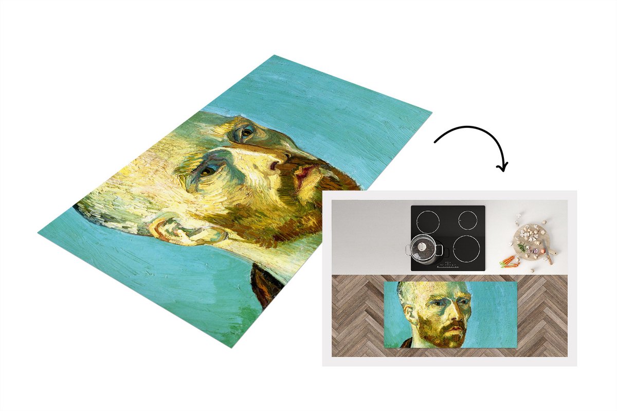 KitchenYeah Keukenloper - Loper keuken - Opgedragen aan Gauguin - Vincent van Gogh - Keukenloper vinyl multicolor, foto 2