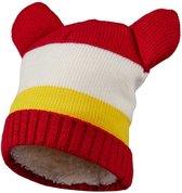 Bonnet de Fête bébé - Bonnet bébé chaud carnaval - Rouge-blanc-jaune - Taille unique - Bonnet Bébé oeteldonk - Carnaval - Articles de fête - Fête - Apollo