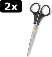 2x RECHTE SCHAAR KUNSTSTOF GRIP 16CM