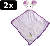 2x # LAVENDER BLANKIE MOUSE 46X36X6CM