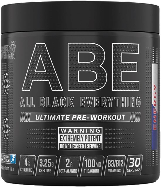 Pre-Workout - Meer Energie - Applied Nutrition - ABE Ultimate - 315 g - Redbull Energy Smaak - 30 servings