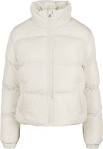 Urban Classics Gewatteerd jack -XXL- Ladies Short Peached Puffer Jacket whitesand Creme