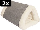 2x SNUGGLE PLUSH 2-IN-1 COMFORT DEN