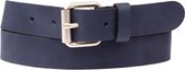 Petrol Industries Riem Heren - Broekriem - Verstelbaar - Leer - Blauw - 125 cm