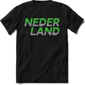 Nederland - Groen - T-Shirt Heren / Dames  - Nederland / Holland / Koningsdag Souvenirs Cadeau Shirt - grappige Spreuken, Zinnen en Teksten. Maat M