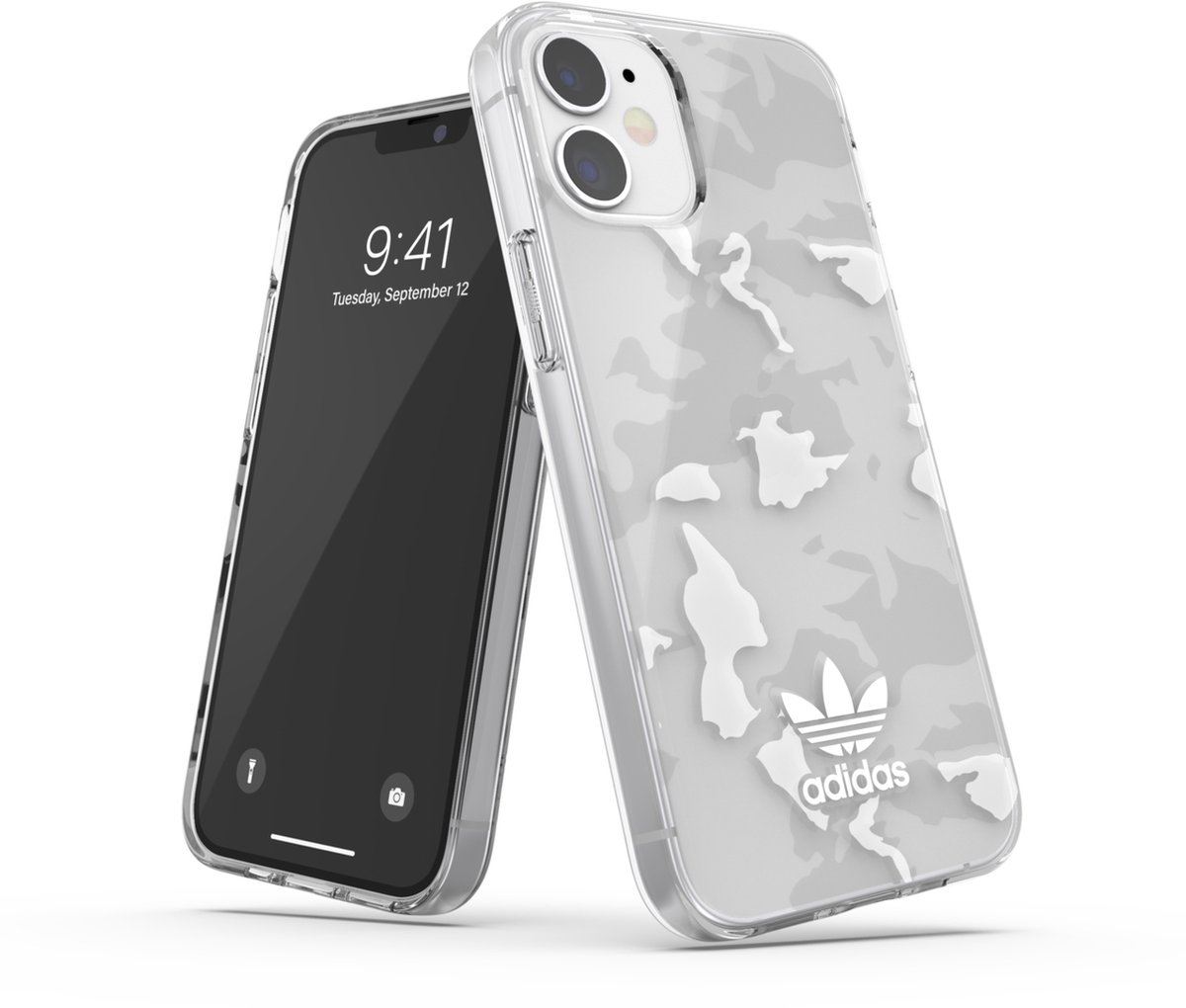 adidas Snap Case Camo AOP TPU legerprint hoesje voor iPhone 12 mini - transparant