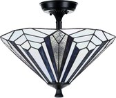 Art Deco Trade - Tiffany Plafonnière French Art Deco Blue