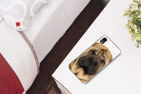 Coque iPhone XR - Chien Rides - Chambre de bébé - Bébé - Jeune - Chambre d'enfant - Chambre d'enfant - Coque de téléphone en Siliconen -
