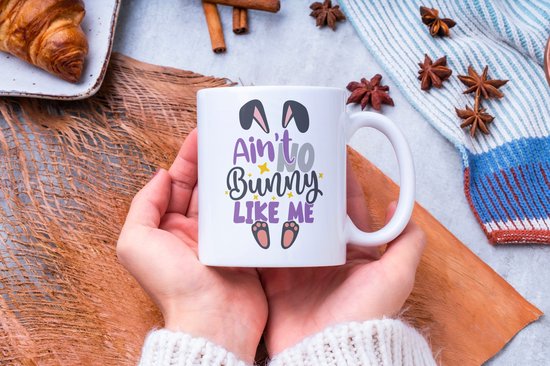 Tasse de Pâques AintNoBunnyLikeMe | Cadeau de Pâques | Pâques | Décoration de Pâques | Décoration de Pasen | Cadeaux drôles | Tasse de café | Gobelet à café | Tasse à thé | Tasse de thé