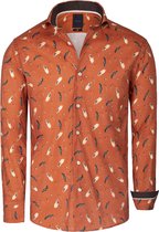 Shirt Ovar Dark Orange