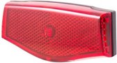 achterlicht Plateo XD dynamo led 50 mm zwart/rood